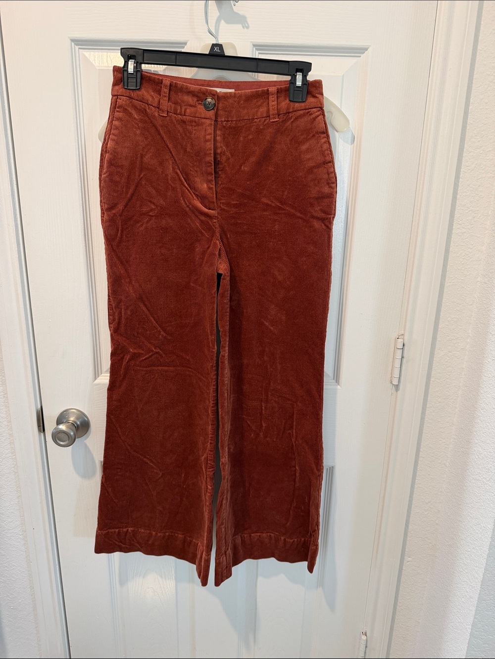 Boden Corduroy Pants in Rust Red